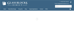Desktop Screenshot of glassblocksdirect.co.uk
