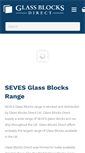 Mobile Screenshot of glassblocksdirect.co.uk
