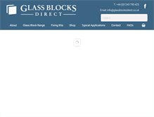 Tablet Screenshot of glassblocksdirect.co.uk